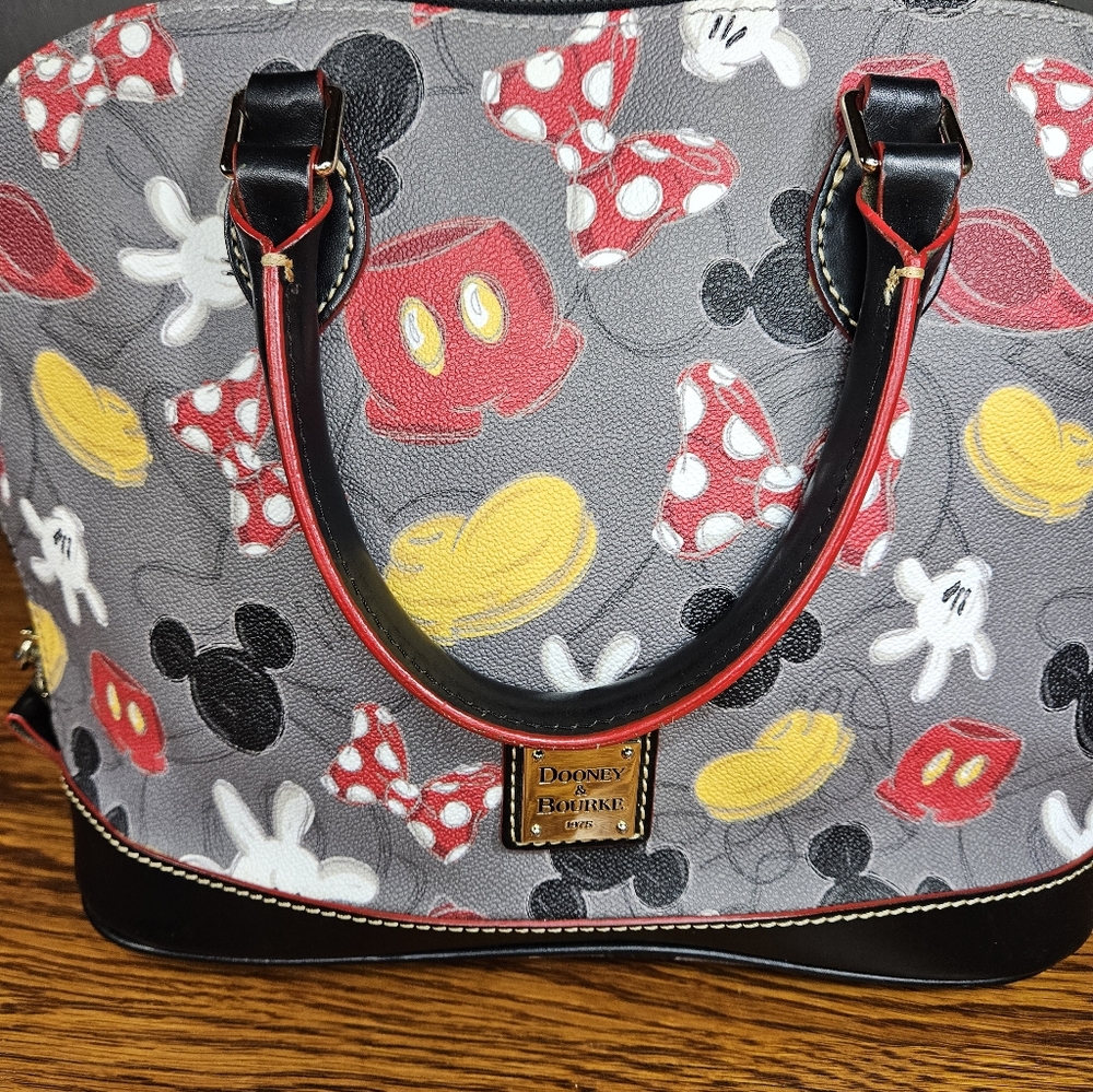 Dooney & Bourke Mickey Parts Satchel - Picture 4 of 15